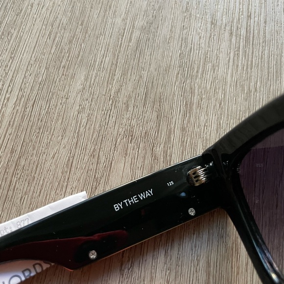 quay australia by the way black oversized chic square shape sunglasses eyewear - Picture 4 of 4